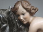 Rosenthal Figurengruppe "Mädchen mit Pony" 1936