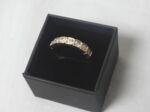 Goldener Brillant Ring 14 Karat - 7 Brillanten 0,35 Karat