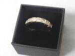 Goldener Brillant Ring 14 Karat - 7 Brillanten 0,35 Karat