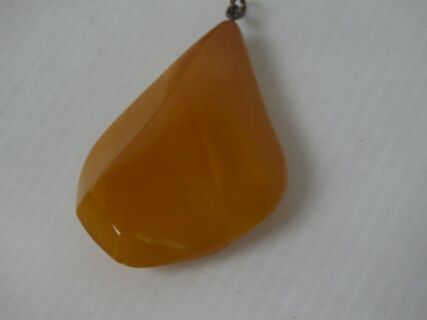 Antiker großer Bernsteinanhänger - Butterscotch - Baltic Amber