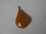 Antiker großer Bernsteinanhänger - Butterscotch - Baltic Amber