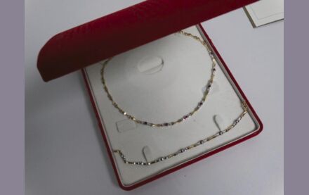 Schmuckset Collier + Armband 18 Karat Gold Brillanten +Rubine