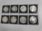 Konvolut 10 Deutsche Mark Silberm&uuml;nzen 8 St&uuml;ck