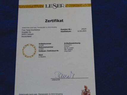 Goldenes Ferrari Elaine Armband 14 Karat