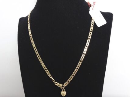 Goldkette mit Herzanh&auml;nger 14 Karat