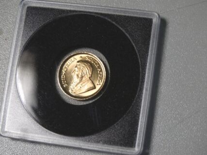 Kr&uuml;gerrand S&uuml;dafrika 1/10 Oz Unze Gold 1981