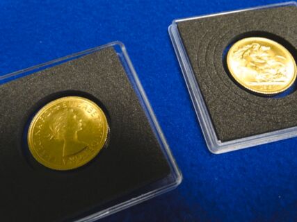 Goldm&uuml;nze - Sovereign Goldm&uuml;nze Junge Elisabeth 1966