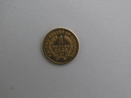 USA 1 Golddollar von 1853 Goldm&uuml;nze - Liberty