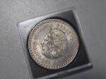 Silberm&uuml;nze 5 Pesos Mexiko - 1948 - Cuauthemoc 900 Silber