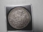 Silberm&uuml;nze 5 Mark Deutsches Reich 1891 - Friedrich Gro&szlig;herzog von Baden