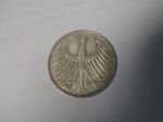 5 Deutsche Mark - Bundesrepublik Deutschland 1957 Pr&auml;gest&auml;tte D