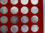Konvolut 5 Deutsche Mark - Diverse - 42 St&uuml;ck im Sammler Case