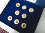 Sonderpr&auml;gung " Sissi-Portraits der Kaiserin" komplett Kollektion - vergoldet