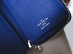 Louis Vuitton Monogramm Taigarama Zippy Vertical Portemonnaie Blau - NEU